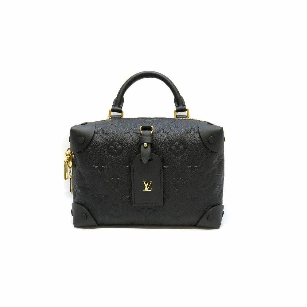 LOUIS VUITTON Malle Souple Empreinte Noir Black Shoulder Bag Handbag - Picture 1 of 10